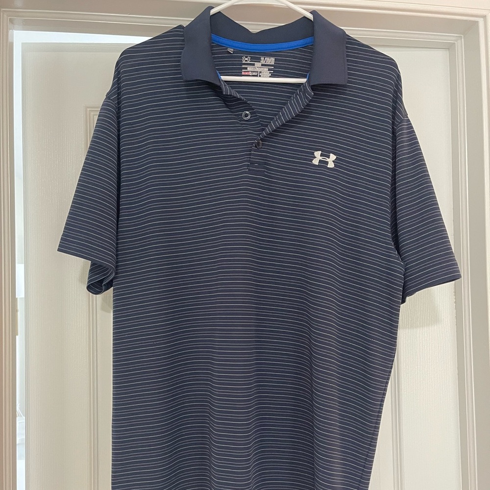 Under Armour Men's Golf Polo Shirt heat gear loose fit